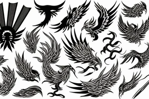 phoenix tattoo idea