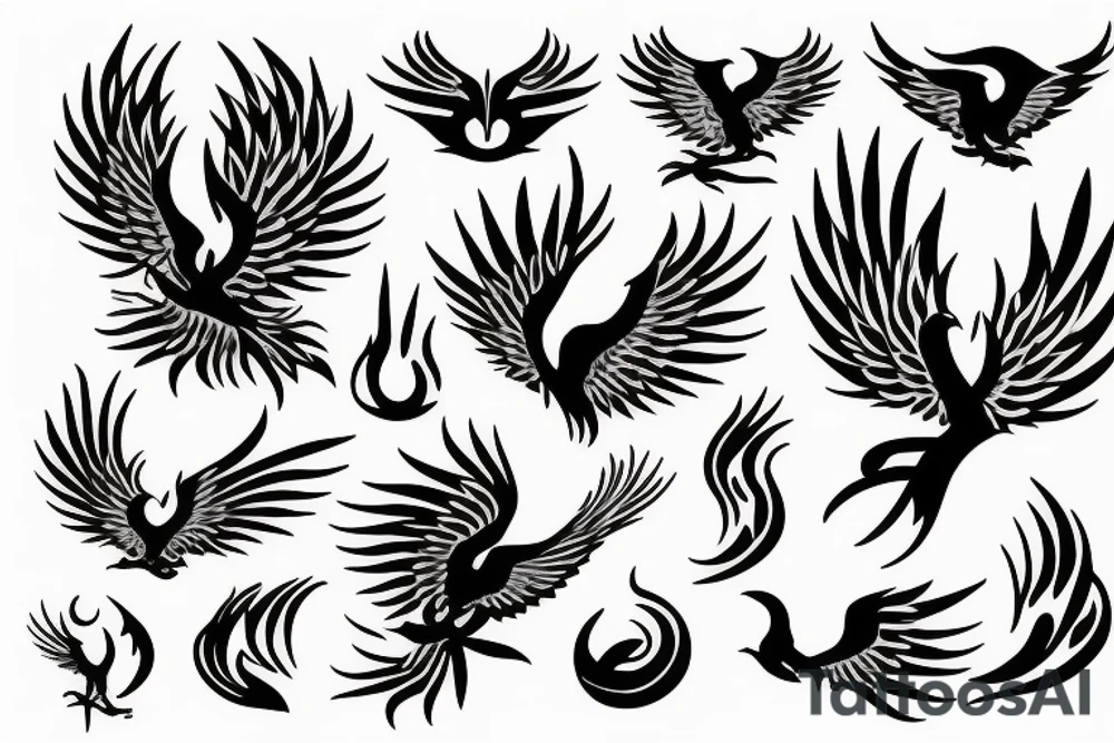 phoenix tattoo idea