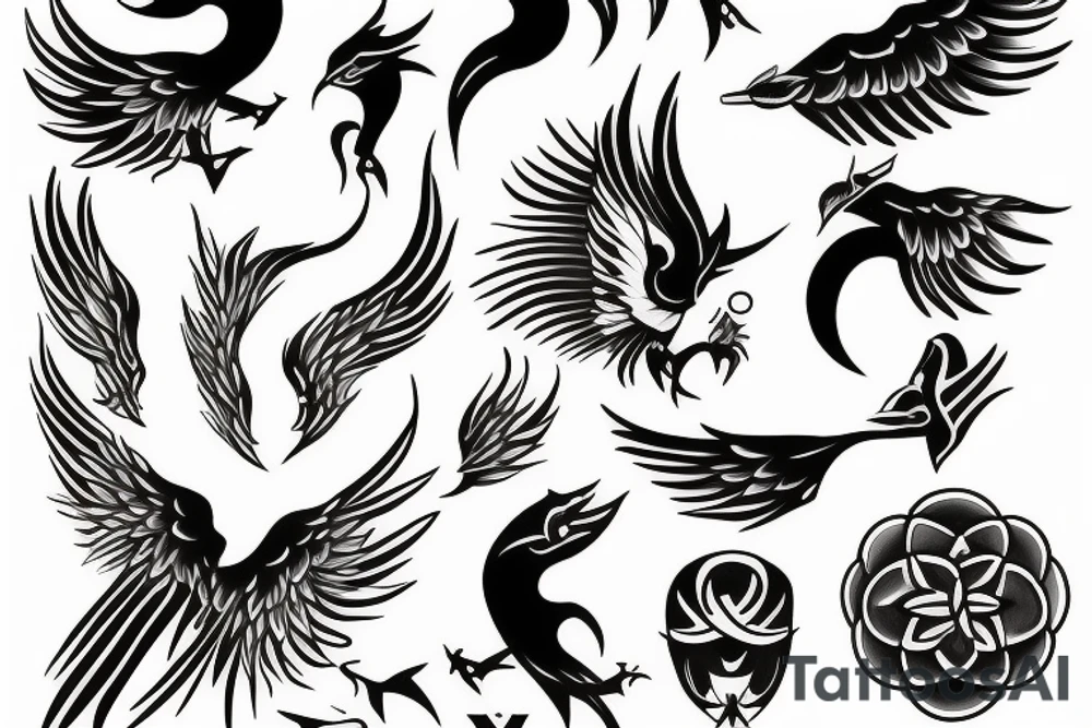 phoenix tattoo idea