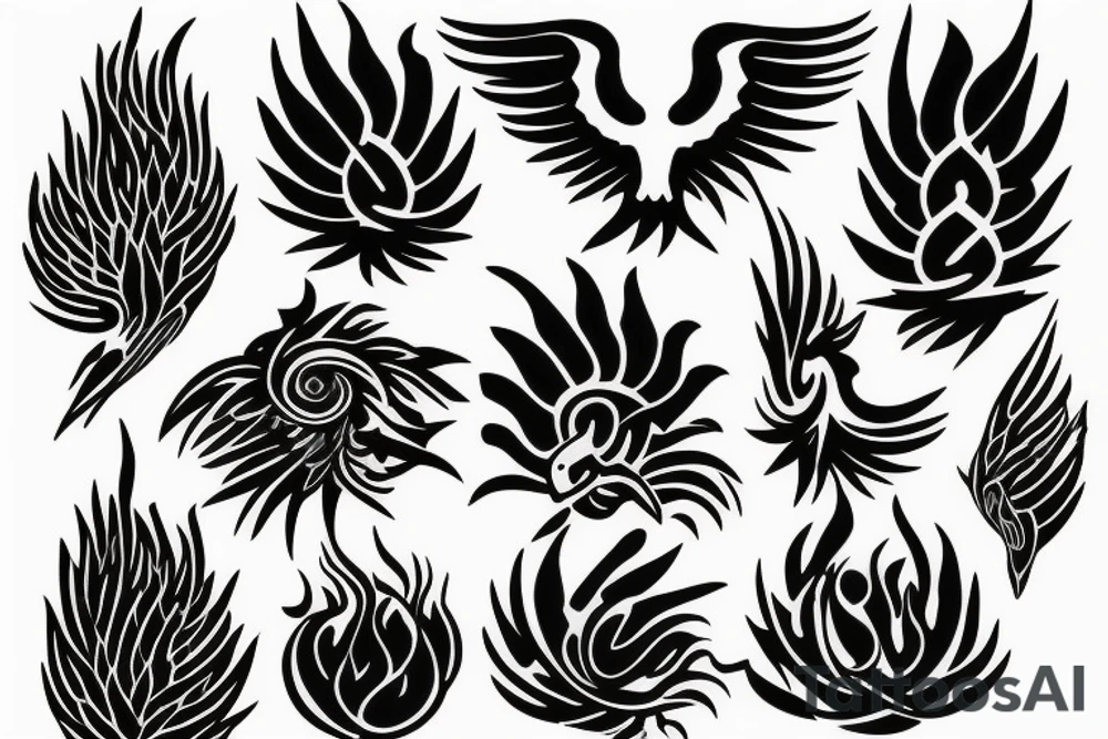 phoenix tattoo idea