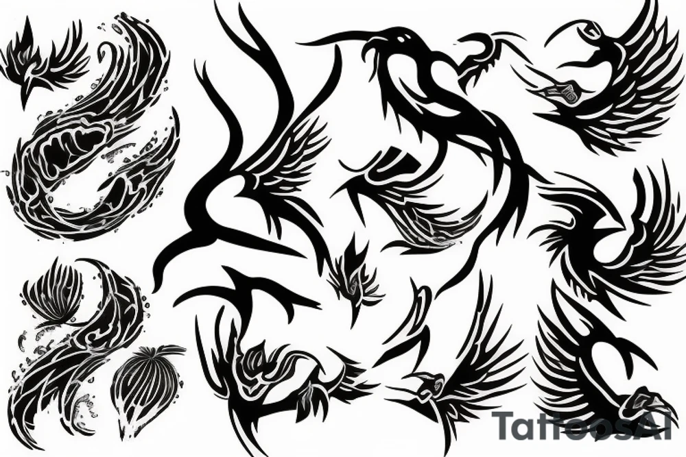phoenix tattoo idea