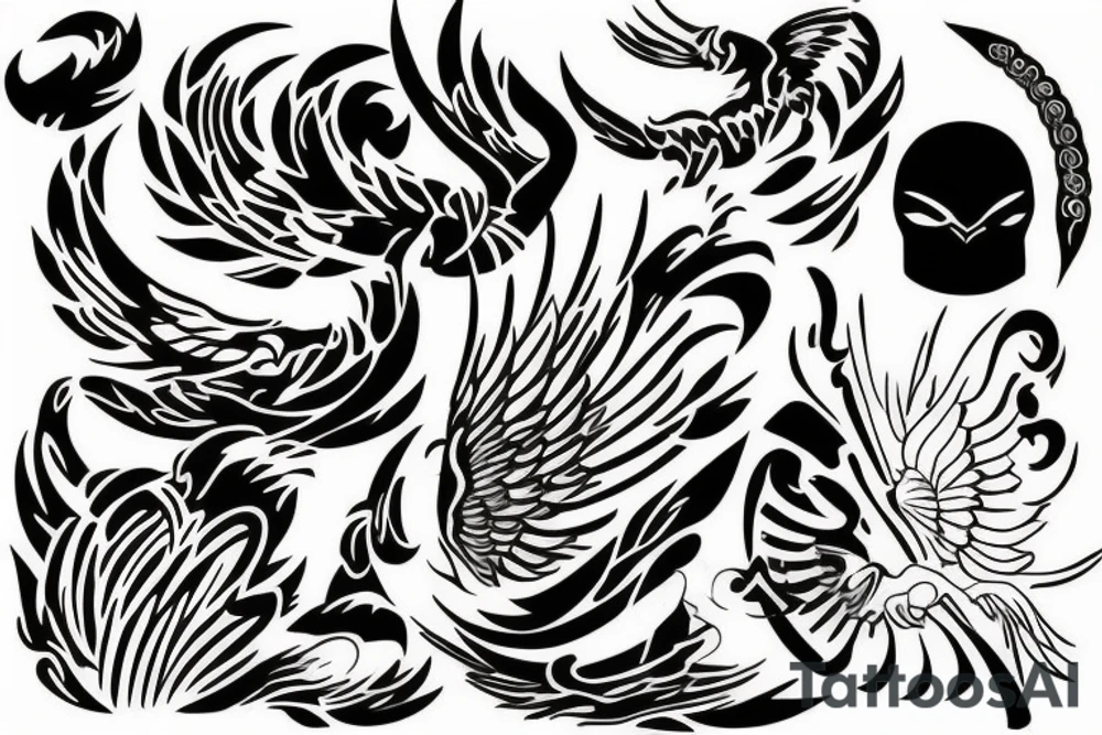 phoenix tattoo idea