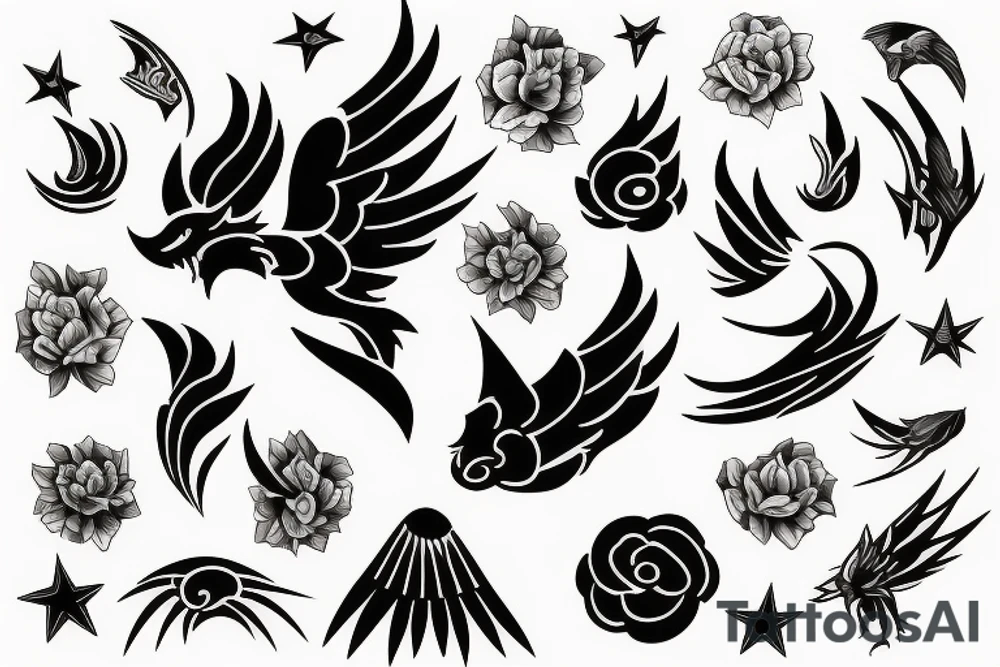 phoenix tattoo idea