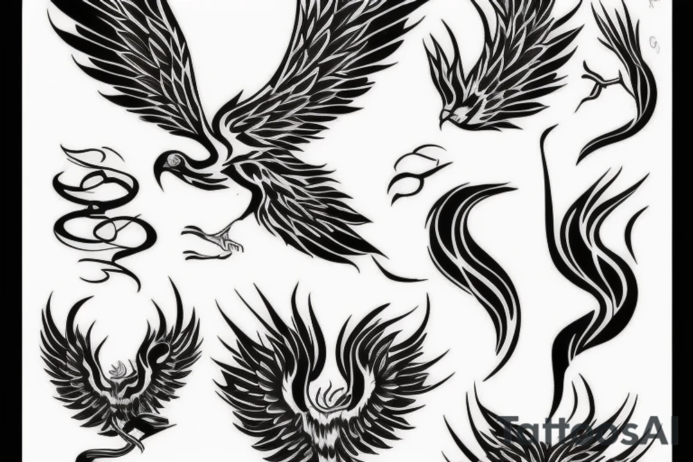 phoenix tattoo idea