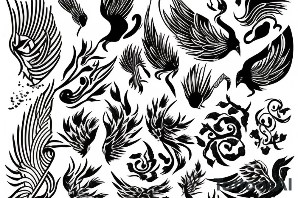 phoenix tattoo idea