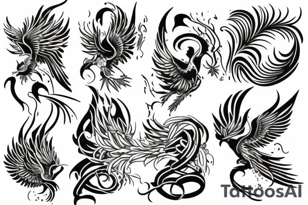 phoenix tattoo idea