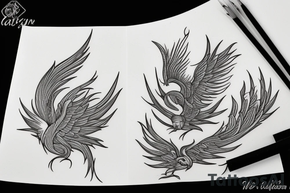 phoenix tattoo idea
