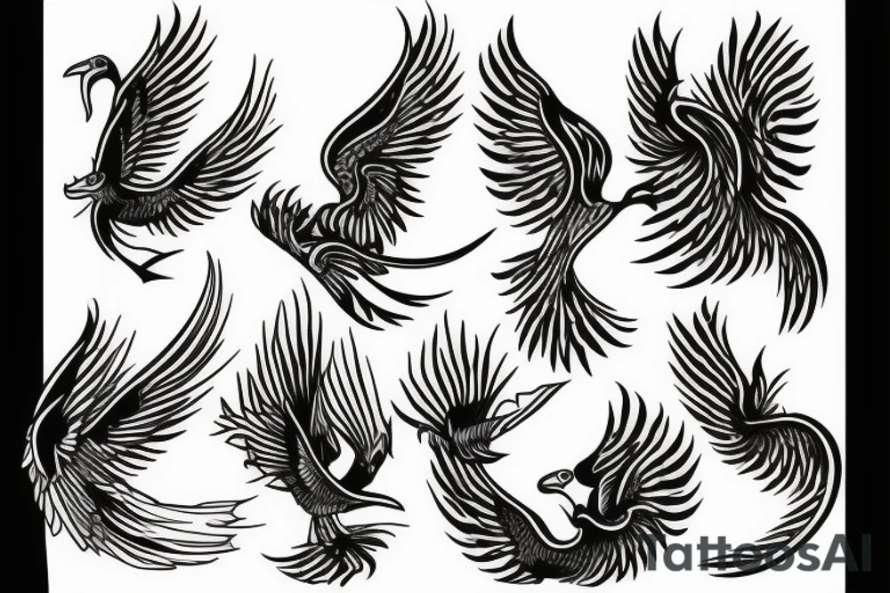 phoenix tattoo idea