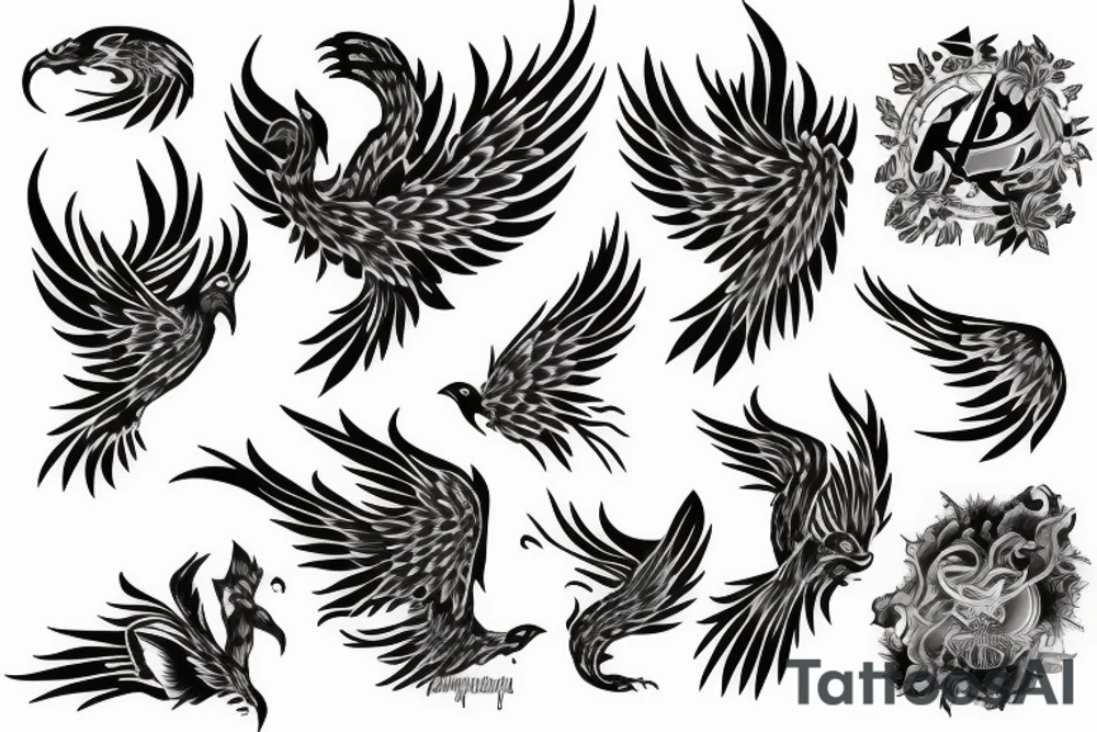 phoenix tattoo idea
