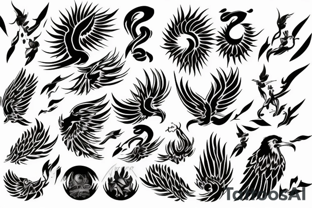 phoenix tattoo idea