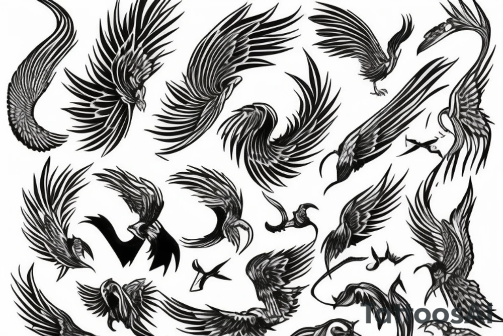 phoenix tattoo idea