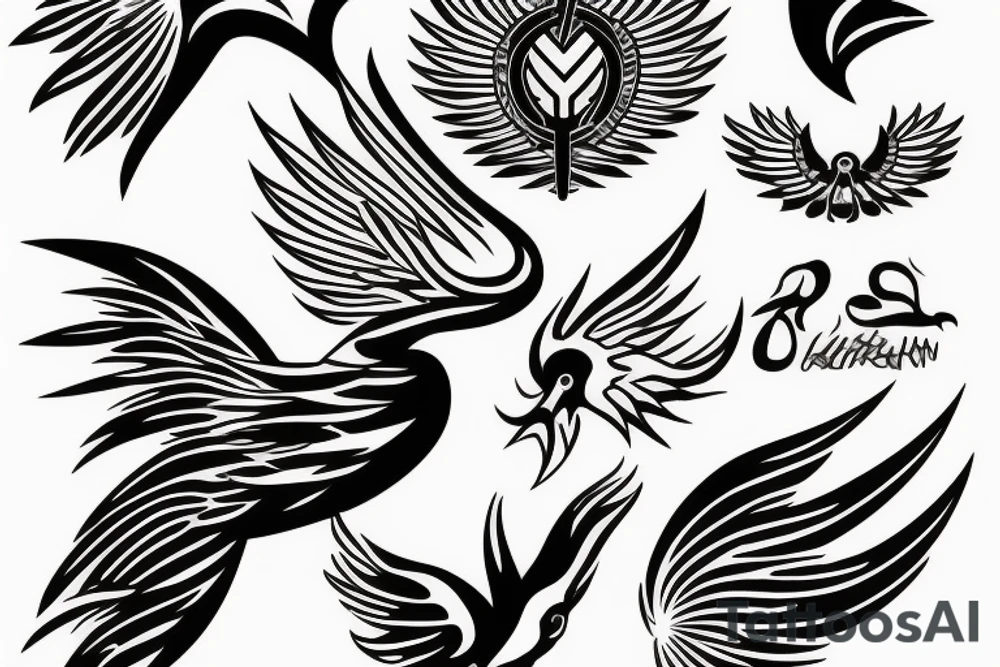 phoenix tattoo idea