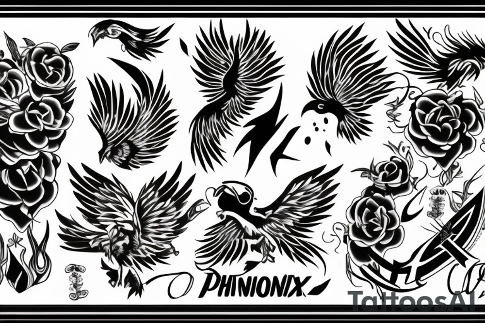 phoenix tattoo idea