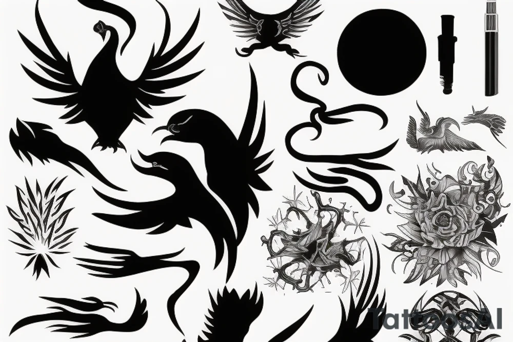 phoenix tattoo idea