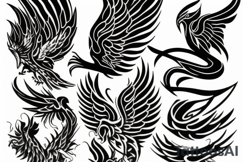 phoenix tattoo idea