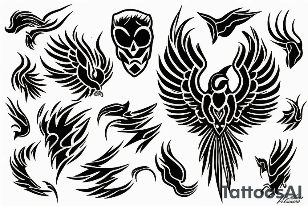 phoenix tattoo idea