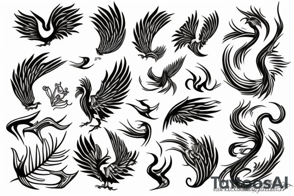 phoenix tattoo idea