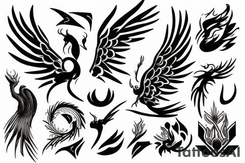 phoenix tattoo idea