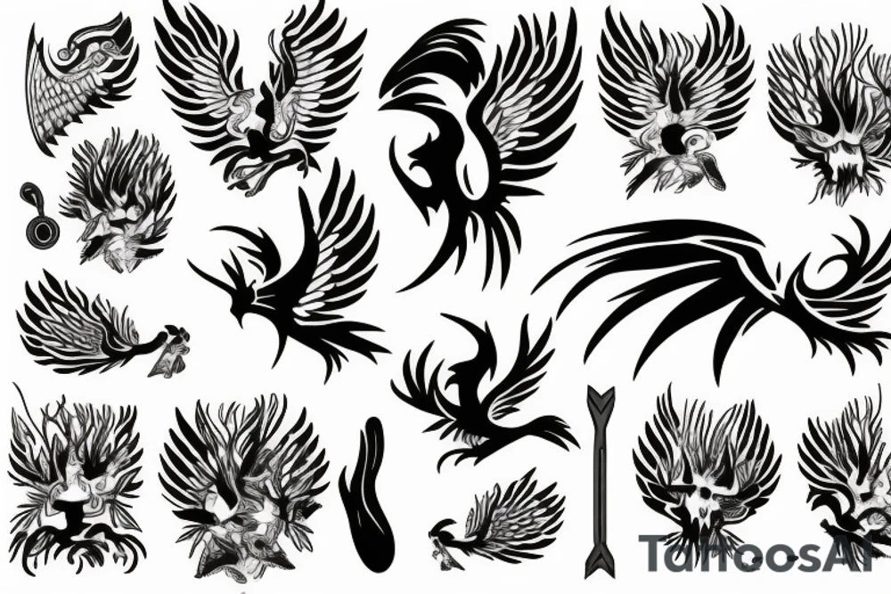 phoenix tattoo idea