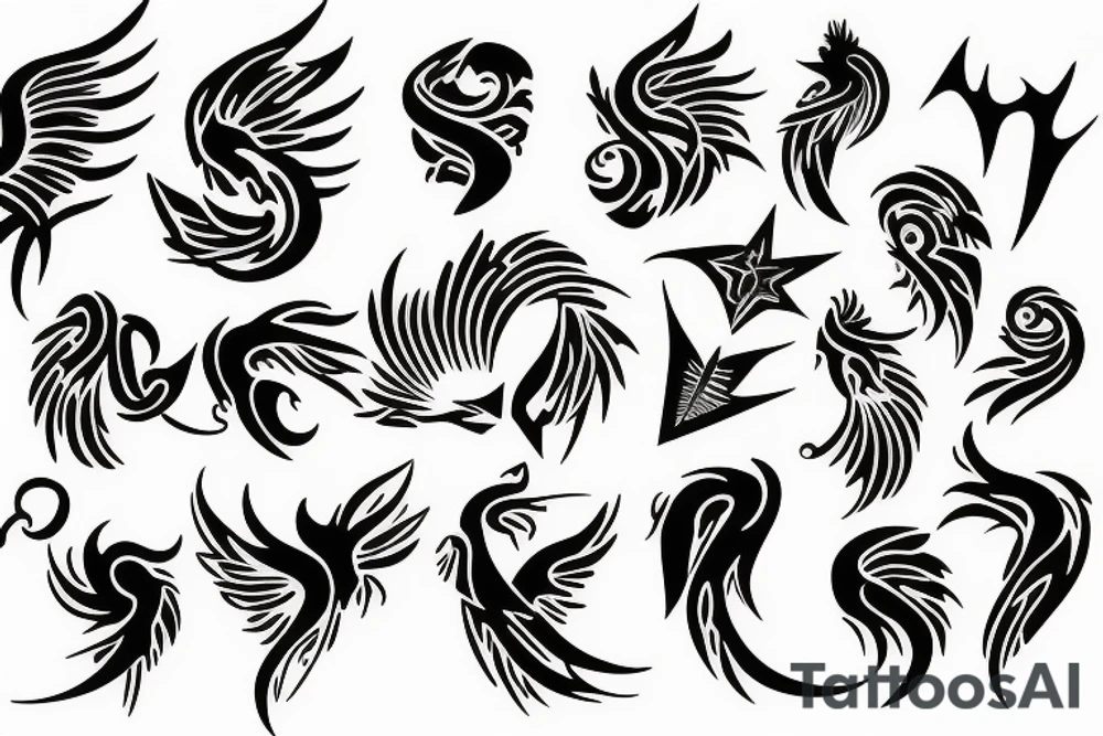 phoenix tattoo idea