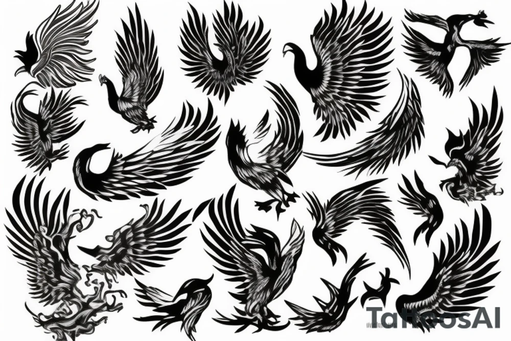 phoenix tattoo idea