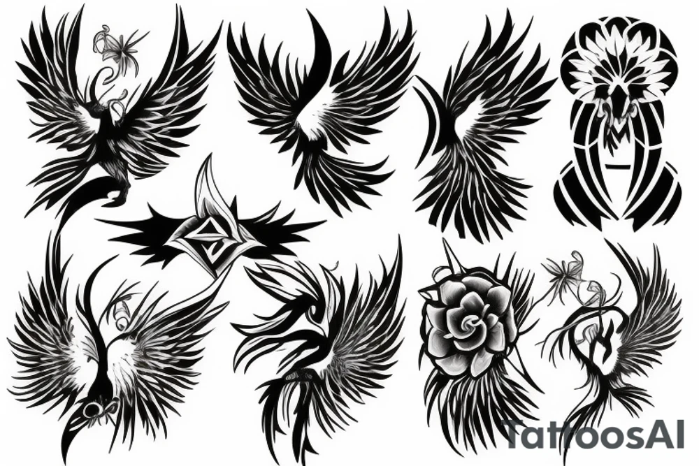phoenix tattoo idea