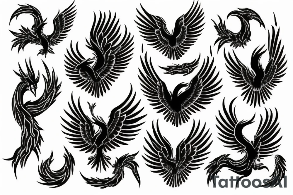 phoenix tattoo idea