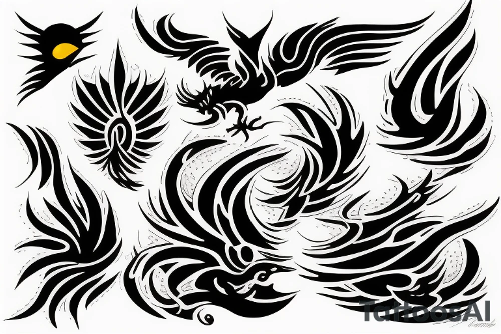phoenix tattoo idea