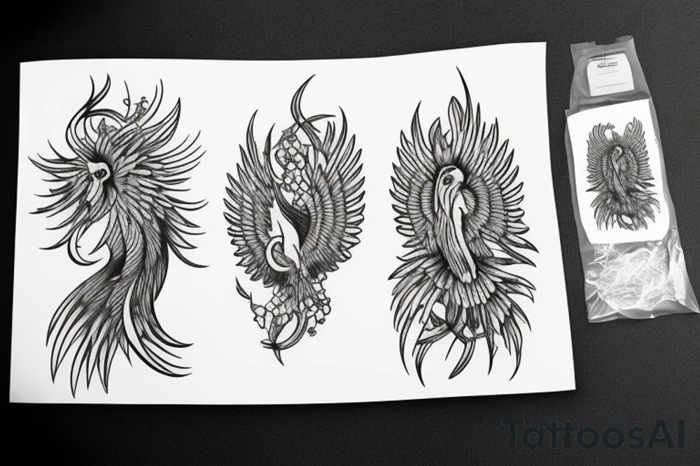 phoenix tattoo idea