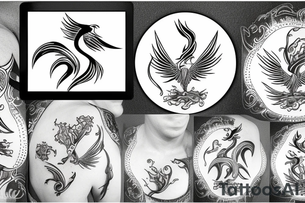 phoenix tattoo idea