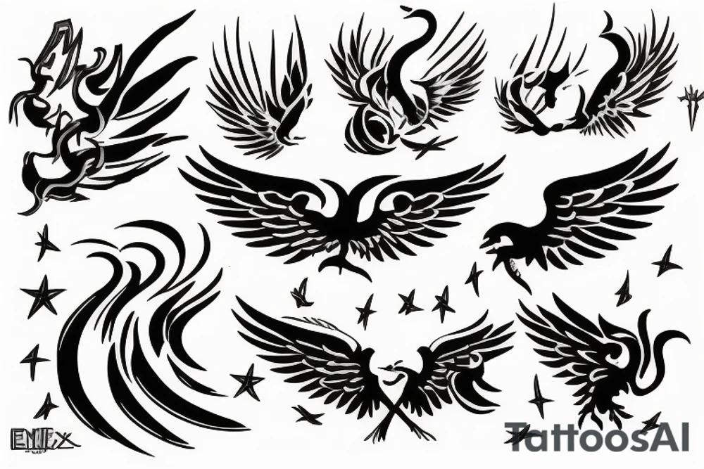 phoenix tattoo idea