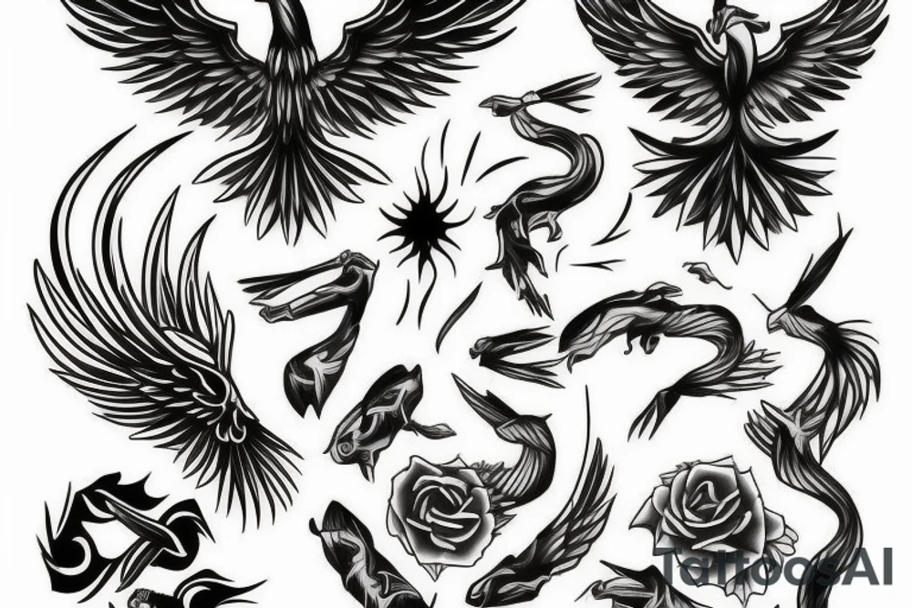 phoenix tattoo idea