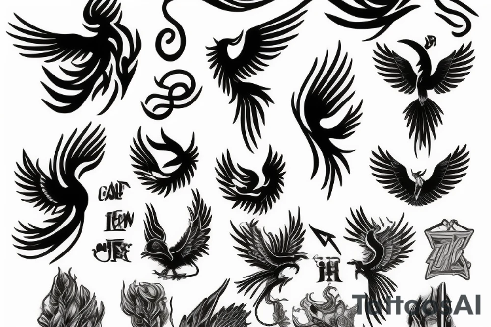 phoenix tattoo idea
