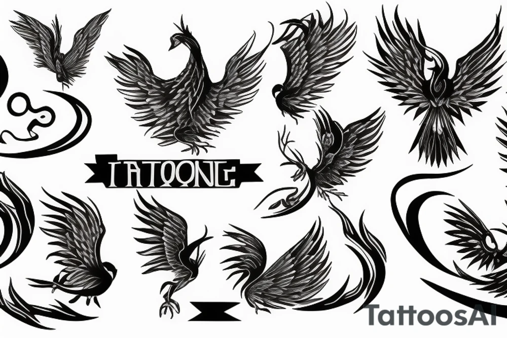 phoenix tattoo idea