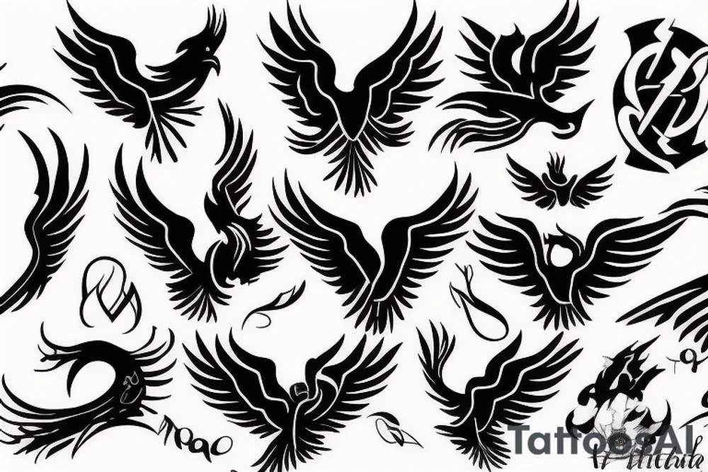 phoenix tattoo idea