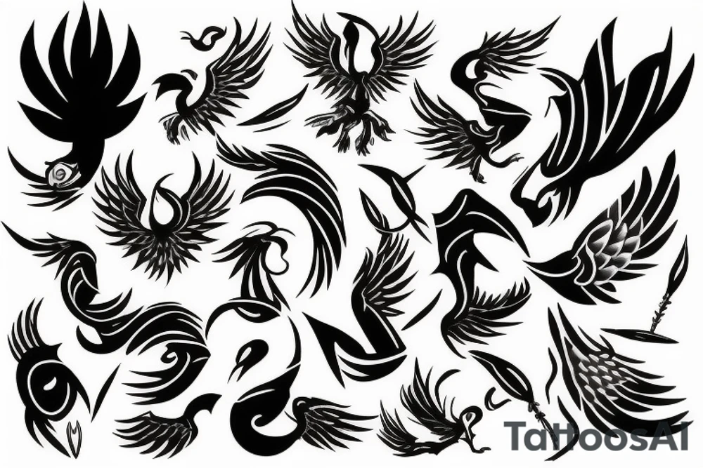 phoenix tattoo idea