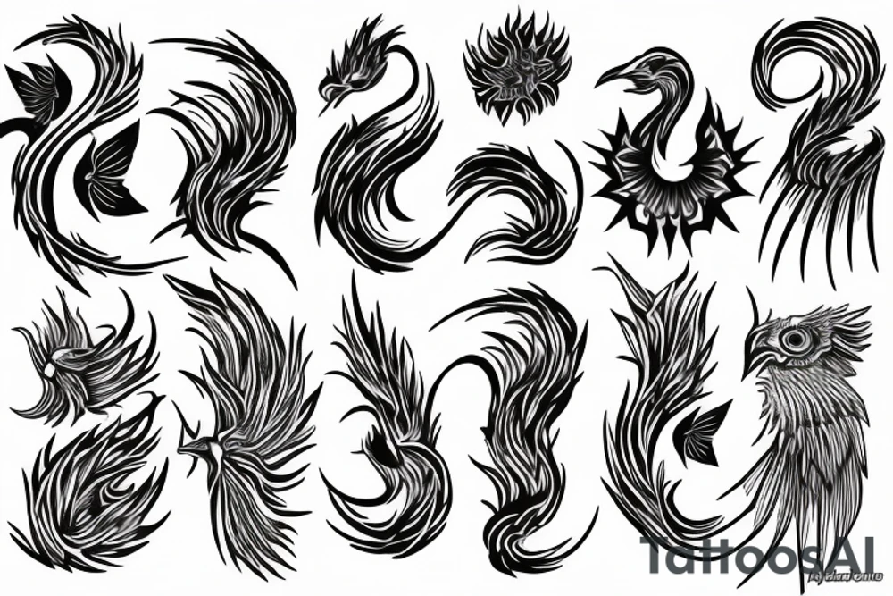 phoenix tattoo idea