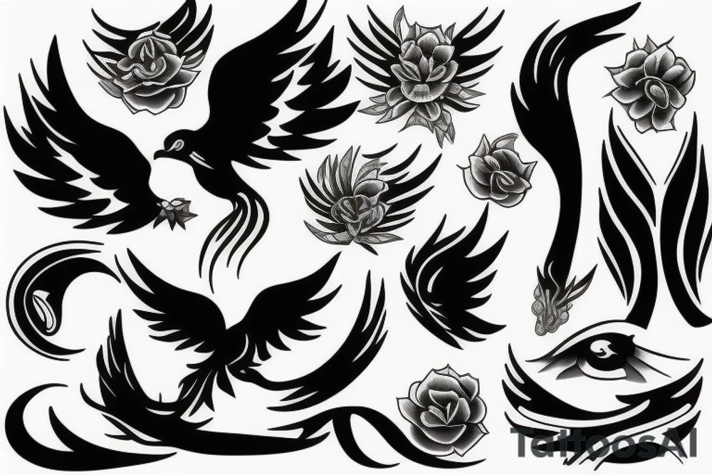 phoenix tattoo idea