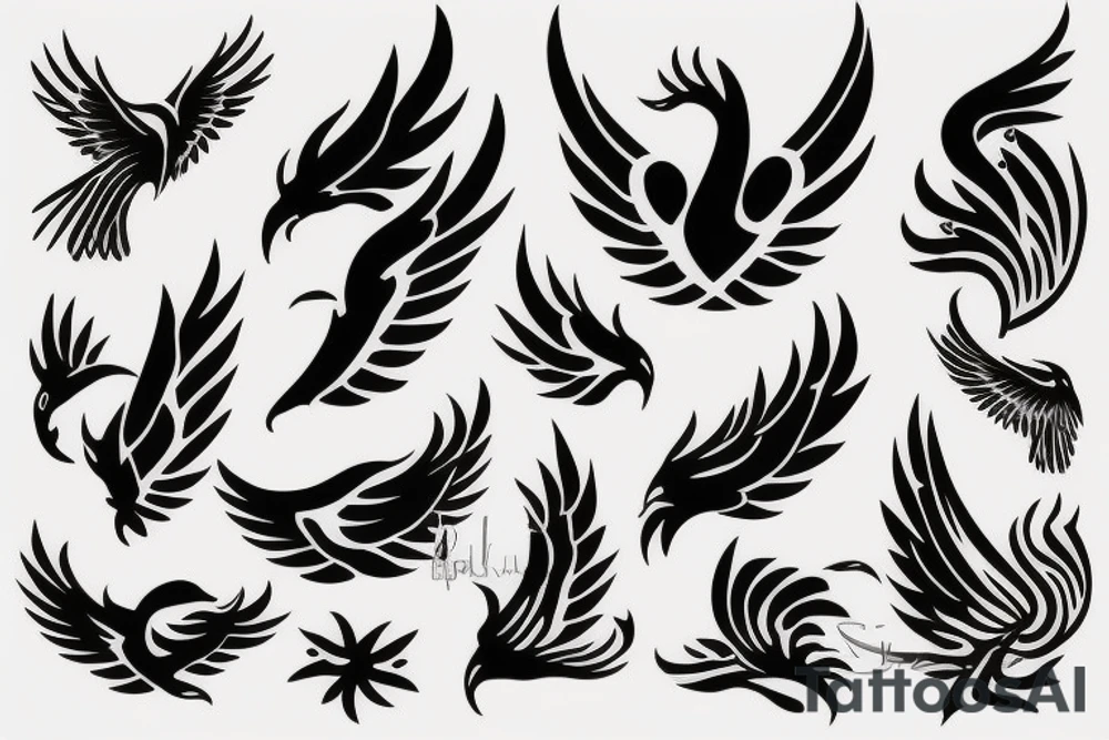 phoenix tattoo idea