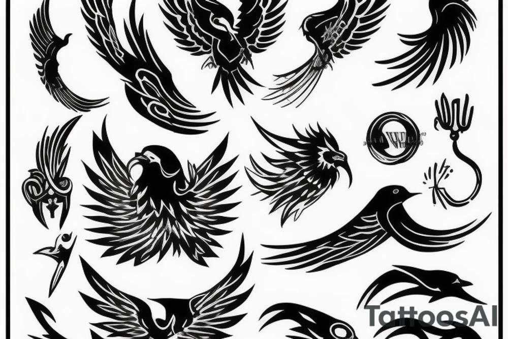 phoenix tattoo idea