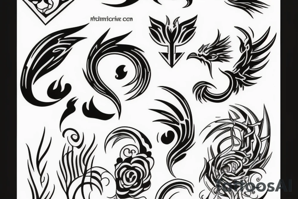 phoenix tattoo idea