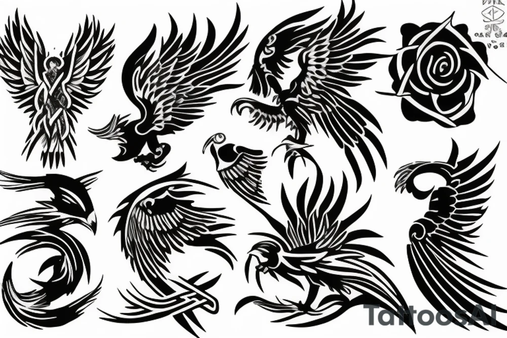 phoenix tattoo idea