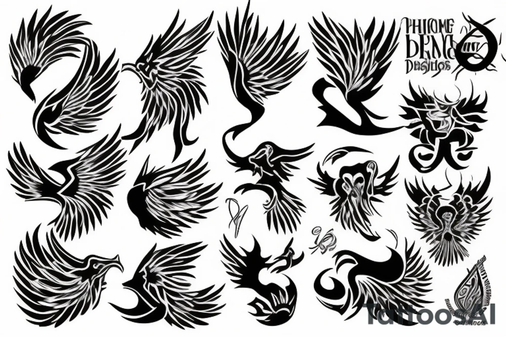 phoenix tattoo idea