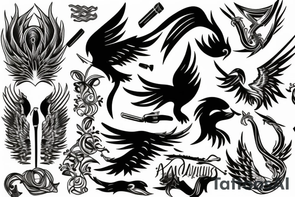 phoenix tattoo idea