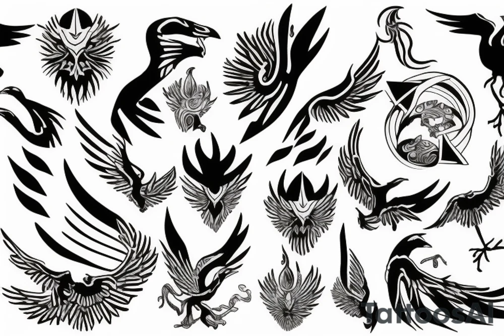 phoenix tattoo idea
