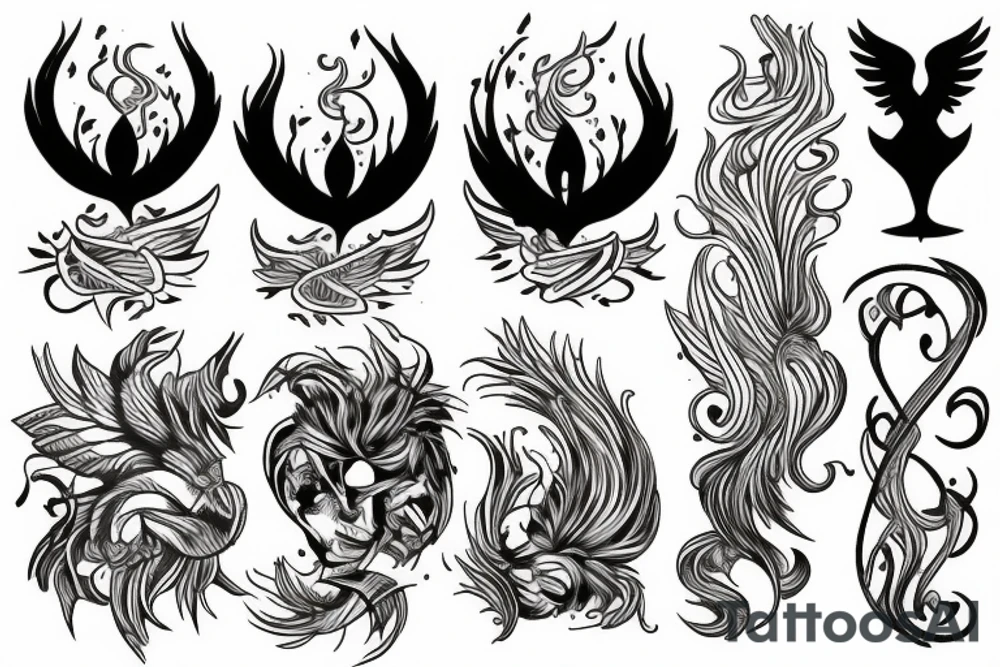 phoenix tattoo idea