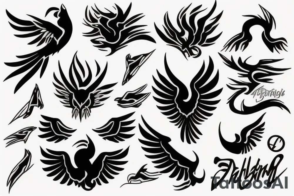 phoenix tattoo idea