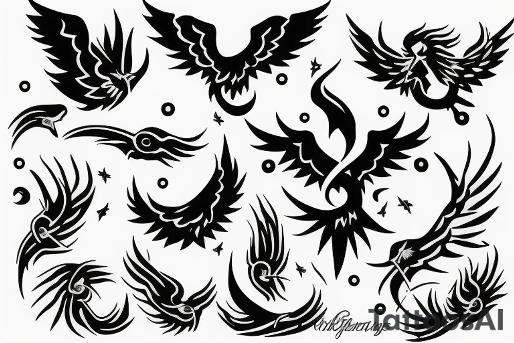 phoenix tattoo idea