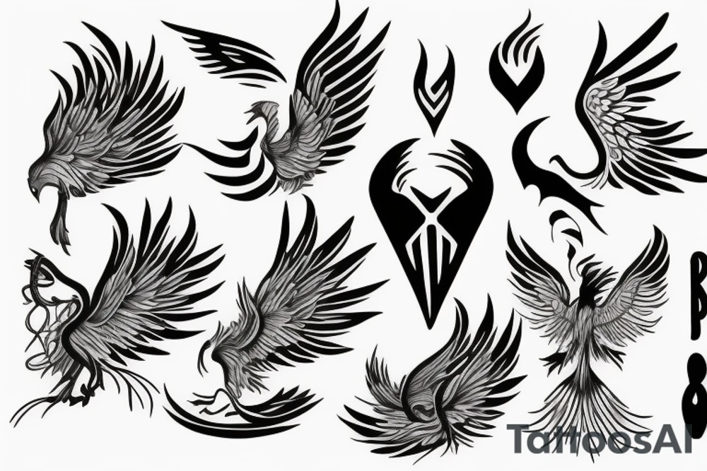 phoenix tattoo idea