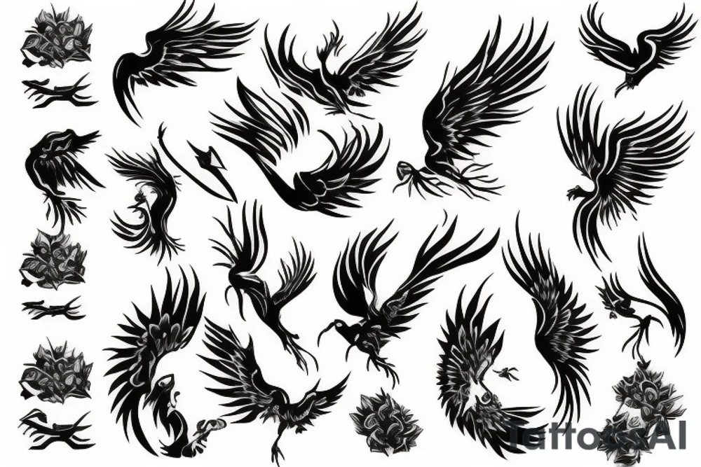 phoenix tattoo idea